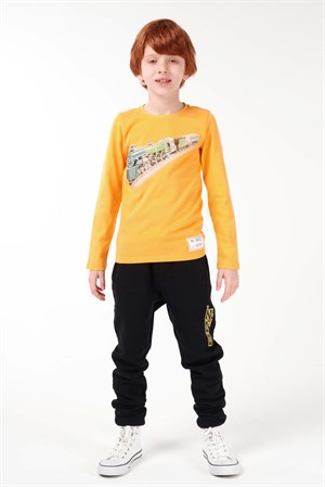 BRZ Kids Dijital Baskılı Erkek Çocuk Uzun Kollu T-shirt