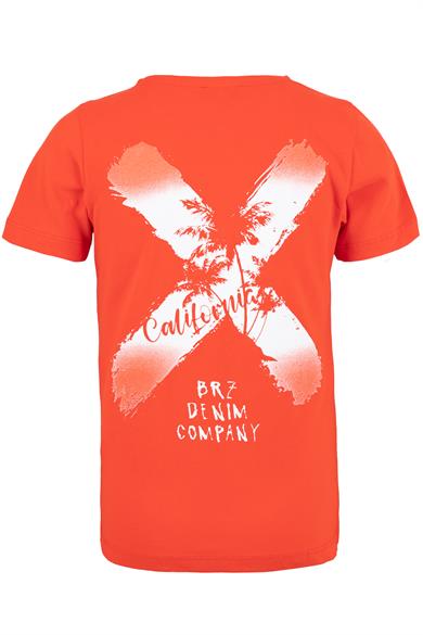 BRZ Kids Erkek Çocuk Arka Baskılı Kısa Kollu T-shirt