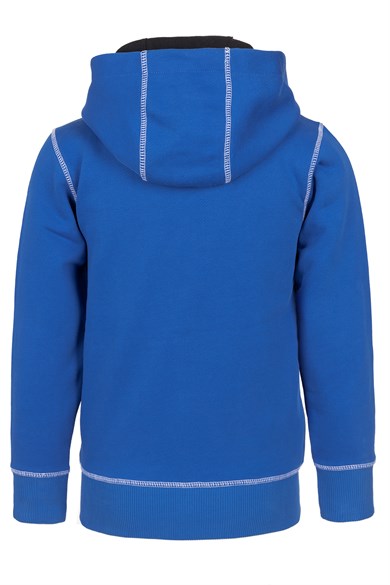 BRZ Kids Erkek Çocuk Baskılı Fermuarlı Kapüşonlu Sweatshirt