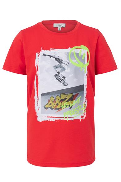 BRZ Kids Erkek Çocuk Baskılı Kısa Kollu T-shirt