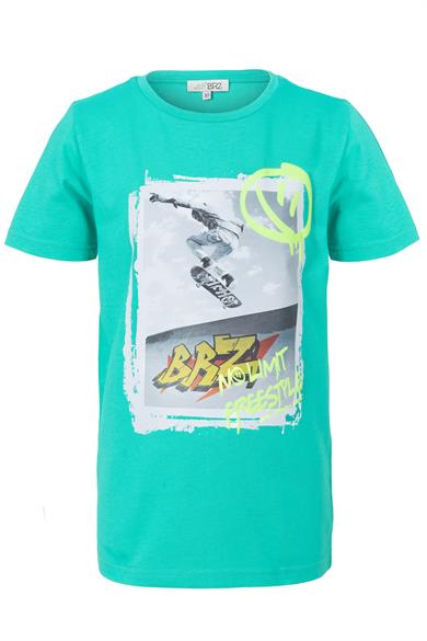 BRZ Kids Erkek Çocuk Baskılı Kısa Kollu T-shirt
