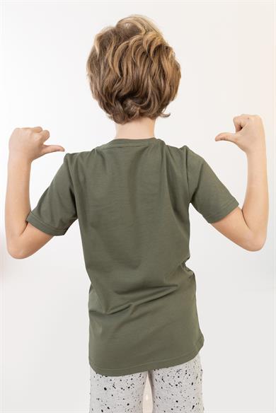 BRZ Kids Erkek Çocuk Baskılı Kısa Kollu T-shirt