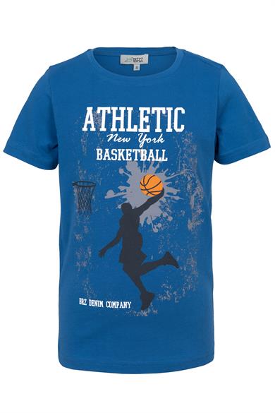 BRZ Kids Erkek Çocuk Baskılı Kısa Kollu T-shirt