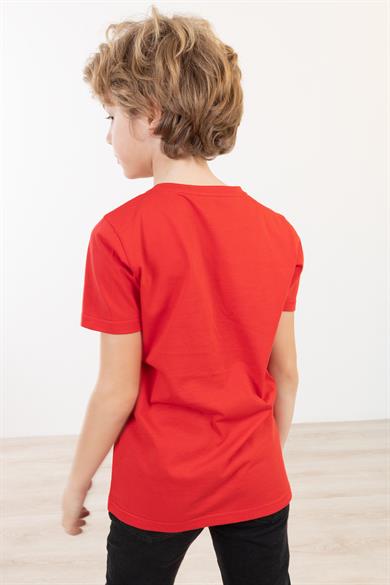 BRZ Kids Erkek Çocuk Baskılı Kısa Kollu T-shirt