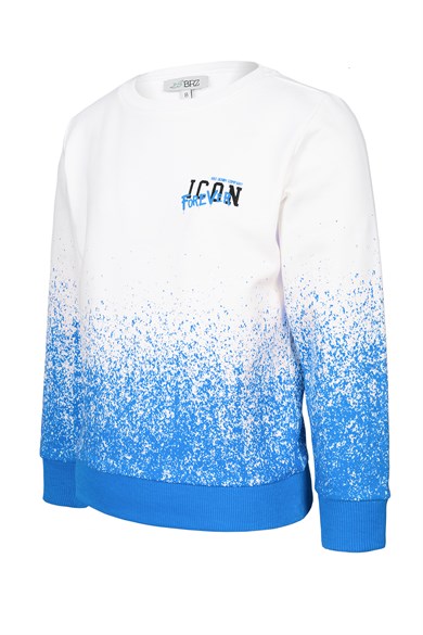 BRZ Kids Erkek Çocuk Baskılı Sweatshirt