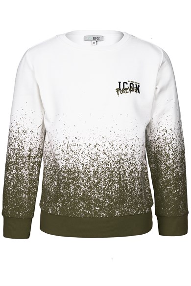 BRZ Kids Erkek Çocuk Baskılı Sweatshirt