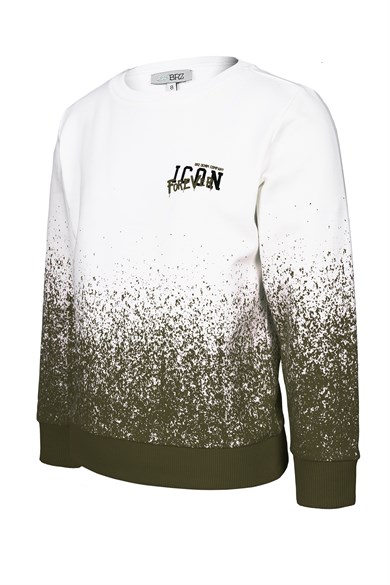BRZ Kids Erkek Çocuk Baskılı Sweatshirt