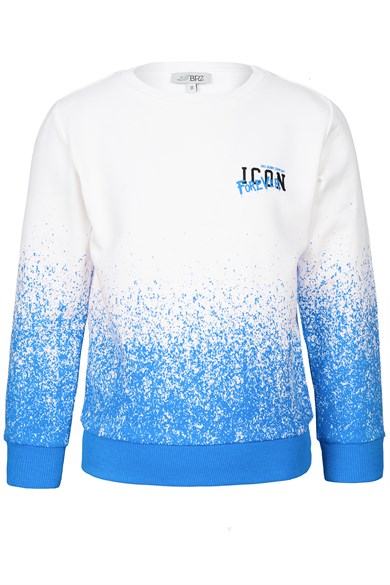 BRZ Kids Erkek Çocuk Baskılı Sweatshirt