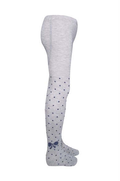 Brz Kids Fiyonk Desenli Kız Çocuk Külotlu Çorap 3lü set