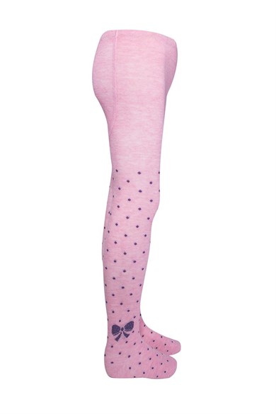 Brz Kids Fiyonk Desenli Kız Çocuk Külotlu Çorap 3lü set
