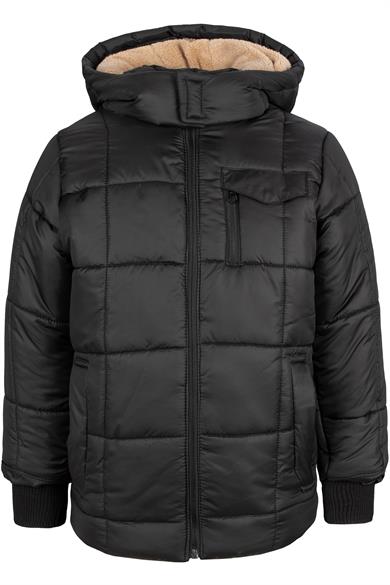 BRZ Kids İçi Polar Astarlı Cepli Kapüşonlu Çocuk Mont