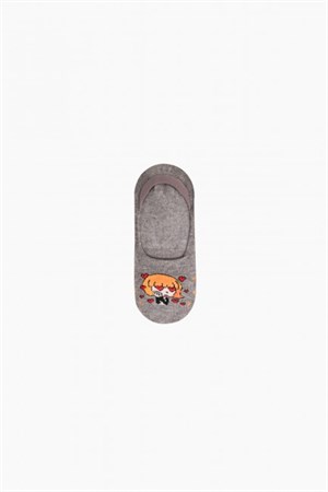 BRZ Kids Kalp Desenli Kız Çocuk Babet Çorabı 3Lü Set