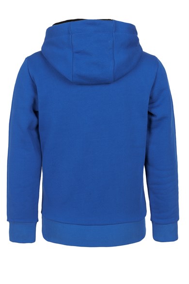 BRZ Kids Kaplan Baskılı Erkek Çocuk Kapüşonlu Sweatshirt