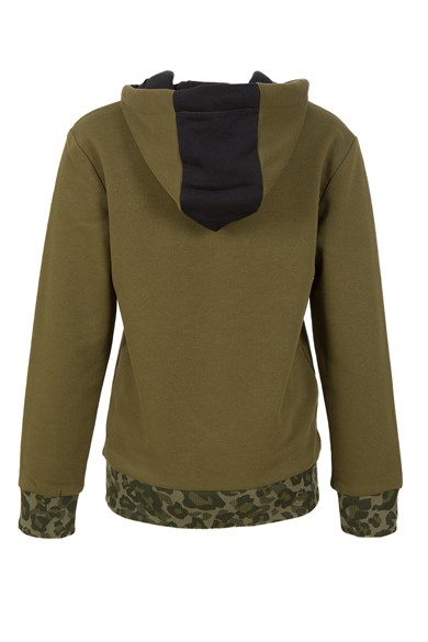 BRZ Kids Kayakçı Baskılı Kapüşonlu Sweatshirt Erkek Çocuk