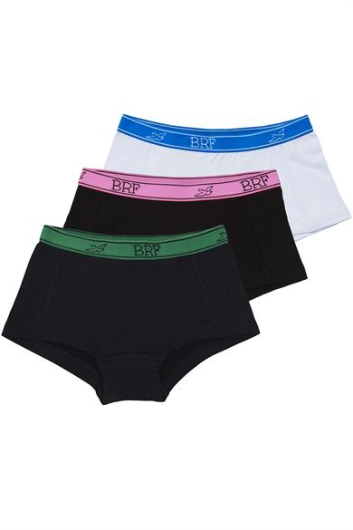 BRZ Kids Kız Çocuk 3lü Boxer Set