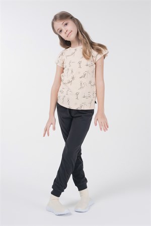 BRZ Kids Kız Çocuk Baskılı Pijama Takımı