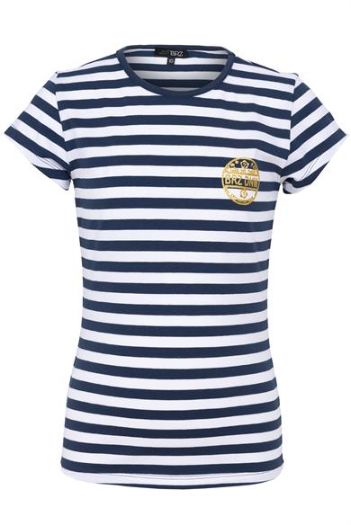 BRZ Kids Kız Çocuk Çizgili T-shirt