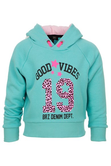 BRZ Kids Kız Çocuk Kapüşonlu Sweatshirt