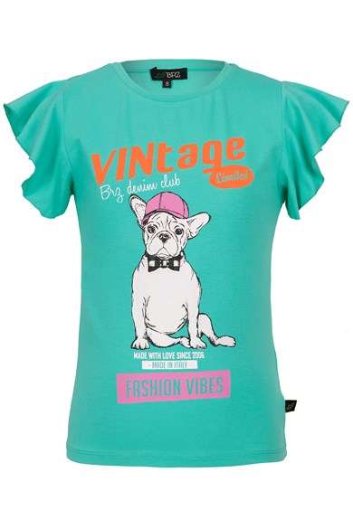 BRZ Kids Kız Çocuk Kısa Kollu T-shirt