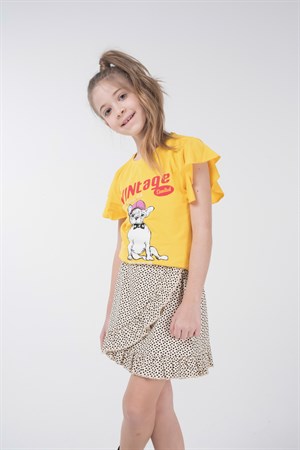 BRZ Kids Kız Çocuk Kısa Kollu T-shirt