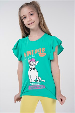 BRZ Kids Kız Çocuk Kısa Kollu T-shirt