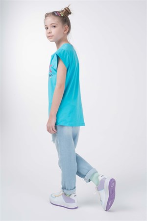 BRZ Kids Kız Kısa Kollu T-shirt