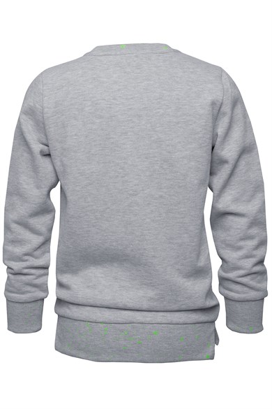 BRZ Kids Neon Baskılı Erkek Çocuk Sweatshirt