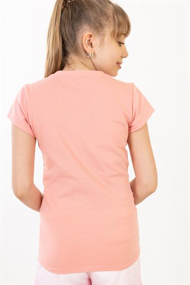 BRZ Kids Palmiye Baskılı Kız Çocuk T-shirt
