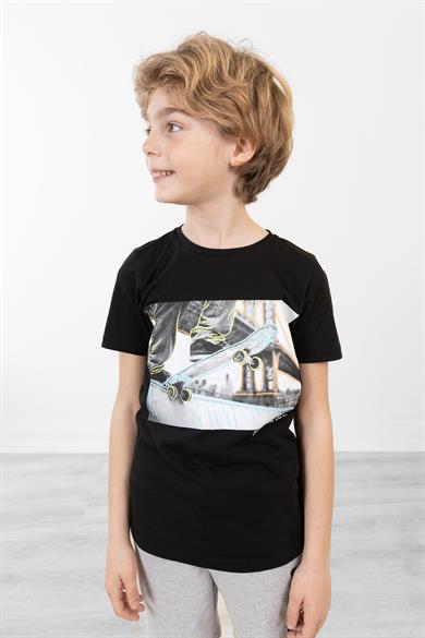 BRZ Kids Skate Baskılı Erkek Çocuk T-shirt