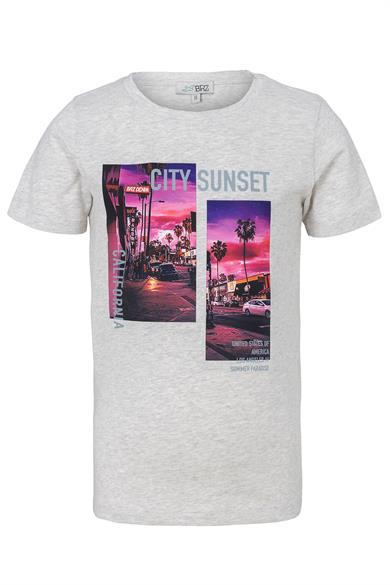 BRZ Kids Sunset Baskılı Erkek Çocuk Kısa Kollu T-shirt
