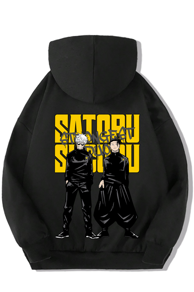 BRZ Kids Unisex Çocuk Anime Jujutsu Kaisen Satosugu Hoodie