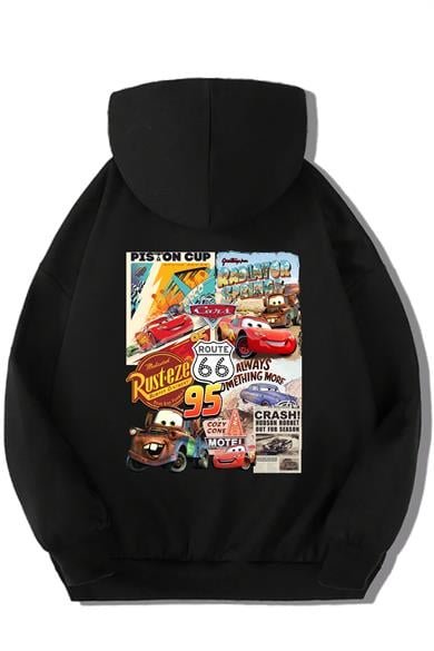 BRZ Kids Unisex Çocuk Arabalar (Cars) Hoodie