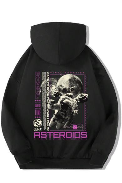 BRZ Kids  Unisex Çocuk Asteroids Hoodie