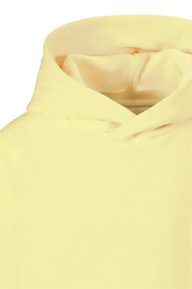 BRZ Kids Unisex Çocuk Basic Hoodie Limon Sarısı