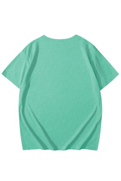 BRZ Kids Unisex Çocuk Basic T-shirt Aqua