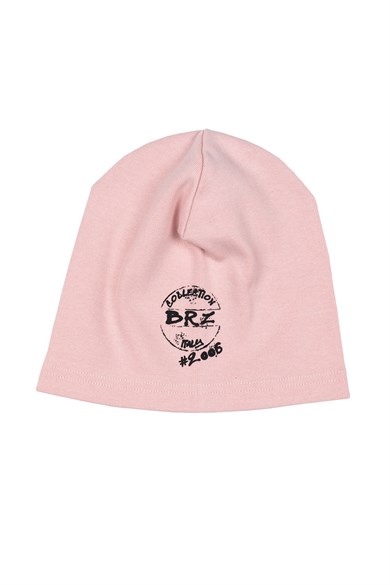 BRZ Kids Unisex Çocuk Bere Pudra
