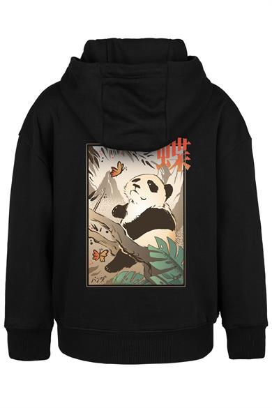BRZ Kids Unisex Çocuk Butterfly and Japanese Panda Hoodie
