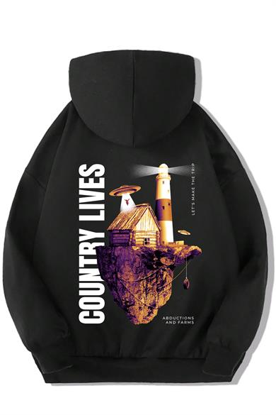 BRZ Kids Unisex Çocuk Country Lives Hoodie