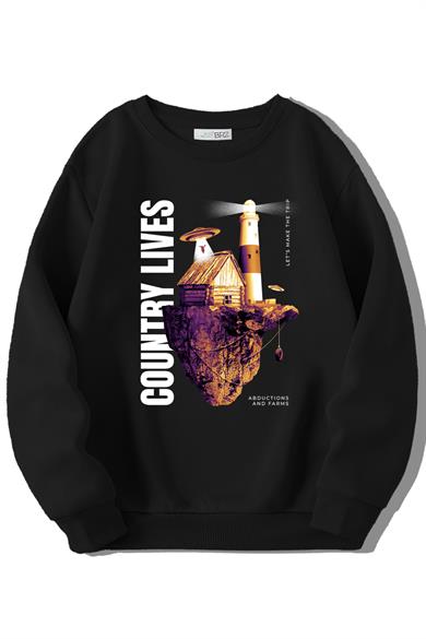 BRZ Kids Unisex Çocuk Country Lives Sweatshirt