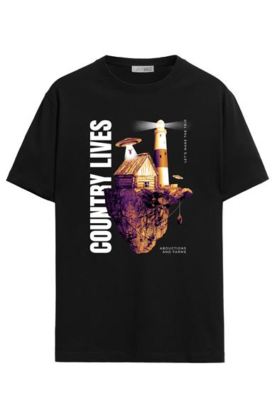 BRZ Kids Unisex Çocuk Country Lives T-shirt