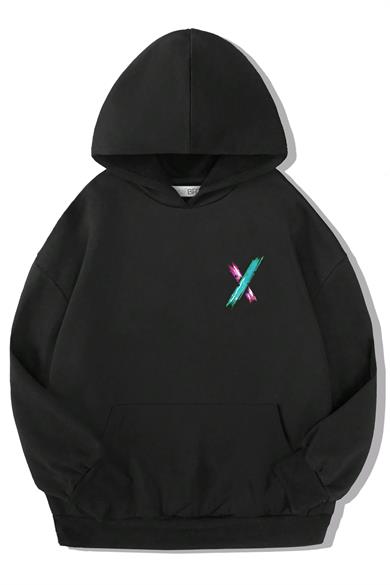 BRZ Kids Unisex Çocuk Electric X Logo Hoodie