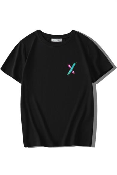 BRZ Kids Unisex Çocuk Electric X Logo T-shirt
