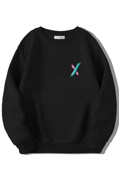 BRZ Kids Unisex Çocuk Electric X Logo Sweatshirt