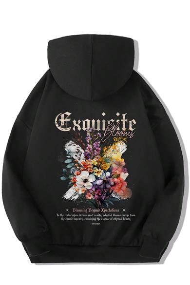 BRZ Kids Unisex Çocuk Exquisite Blooms Hoodie