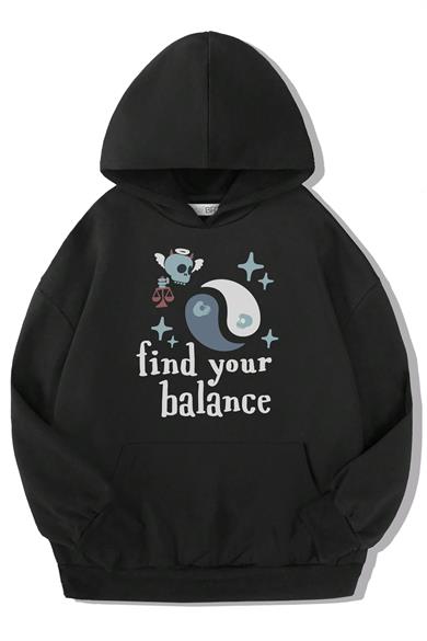 BRZ Kids Unisex Çocuk Find Your Balance Hoodie