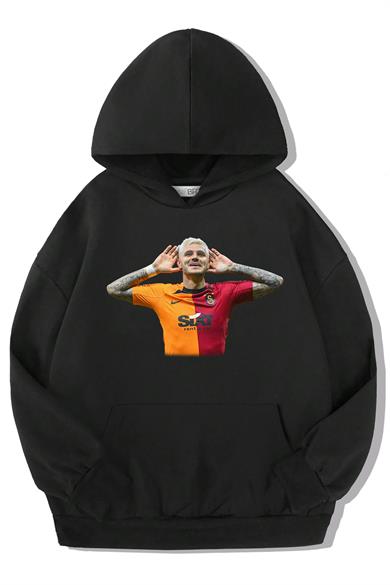 BRZ Kids Unisex Çocuk Mauro Icardi9 Baskılı Hoodie