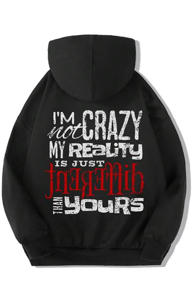 BRZ Kids Unisex Çocuk Im Not Crazy Hoodie