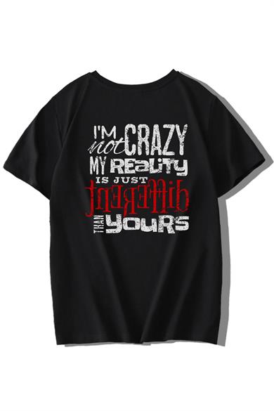 BRZ Kids Unisex Çocuk Im Not Crazy T-shirt