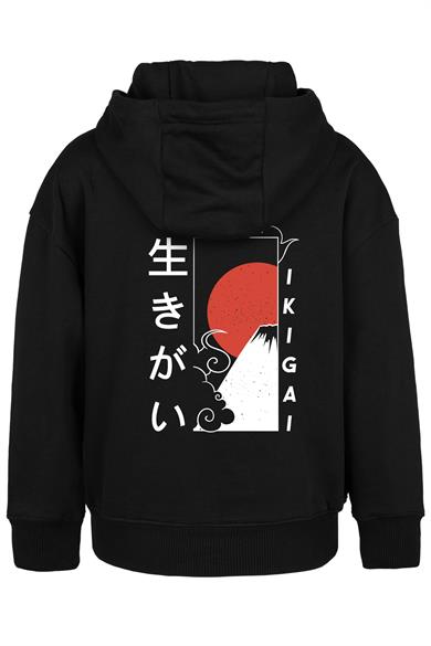 BRZ Kids Unisex Çocuk Japanese Ikigai Hoodie