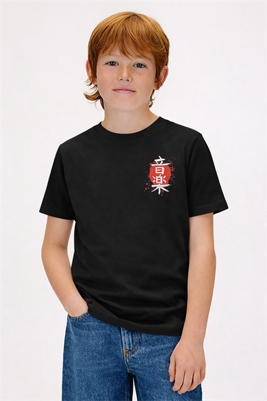 BRZ Kids Unisex Çocuk Kanji T-shirt